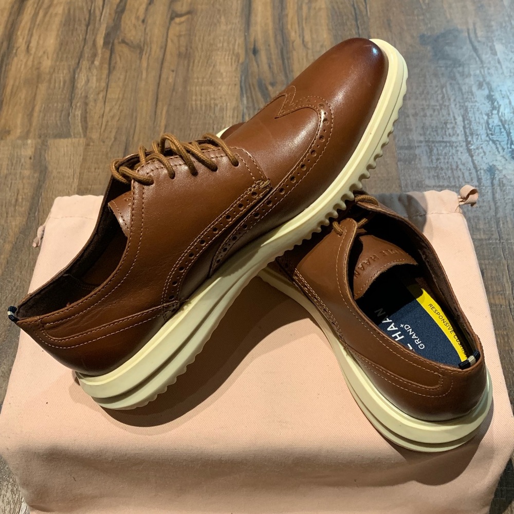 Cole Haan Men's Grand+ Wingtip Oxford  (Premium)